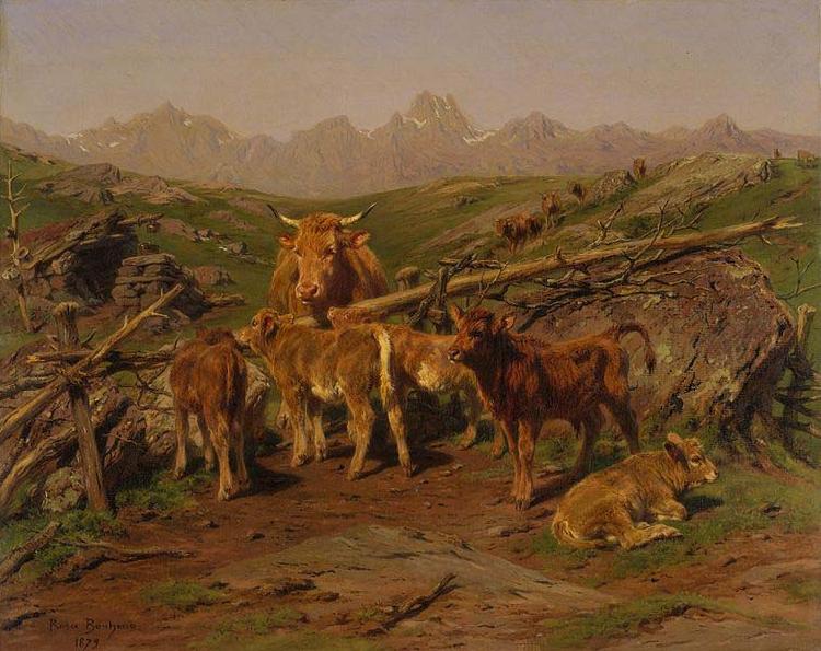 Rosa Bonheur Weaning the Calves oil painting image